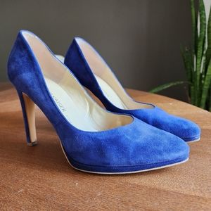 Peter Kaiser Blue Suede Heels